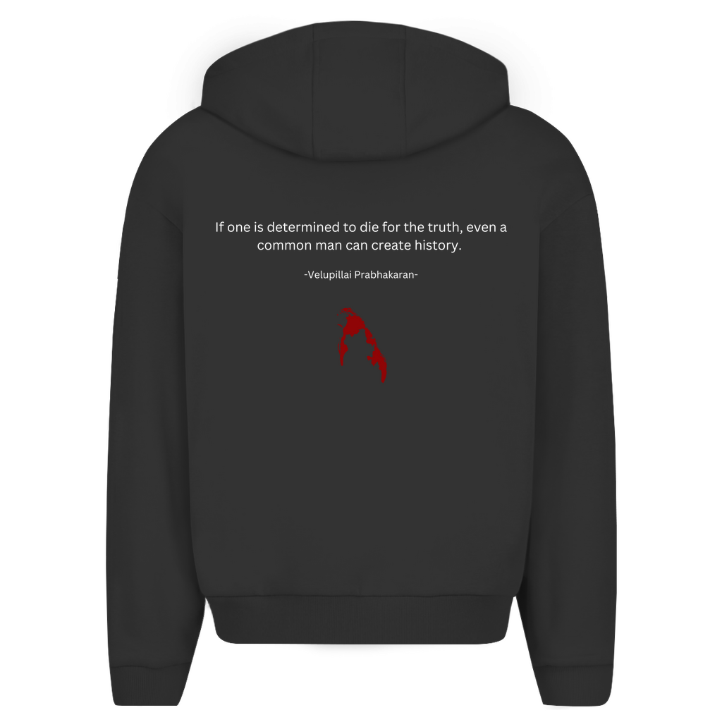 Quote Zip-Hoodie